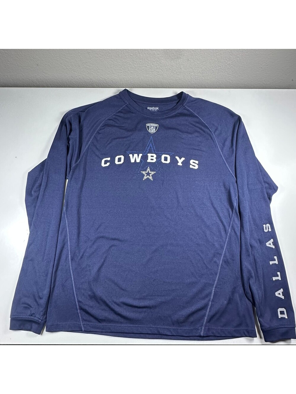 Reebok Dallas Cowboys Navy long sleeve L